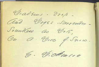 Emily Dickinson's handwriting